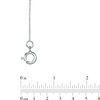 Thumbnail Image 2 of 0.55mm Box Chain Necklace in 14K White Gold - 18&quot;