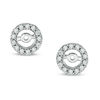 Thumbnail Image 1 of 3/8 CT. T.W. Diamond Frame Earring Jackets in 14K White Gold