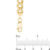 Thumbnail Image 2 of 7.0mm Curb Chain Necklace in 14K Gold - 24&quot;