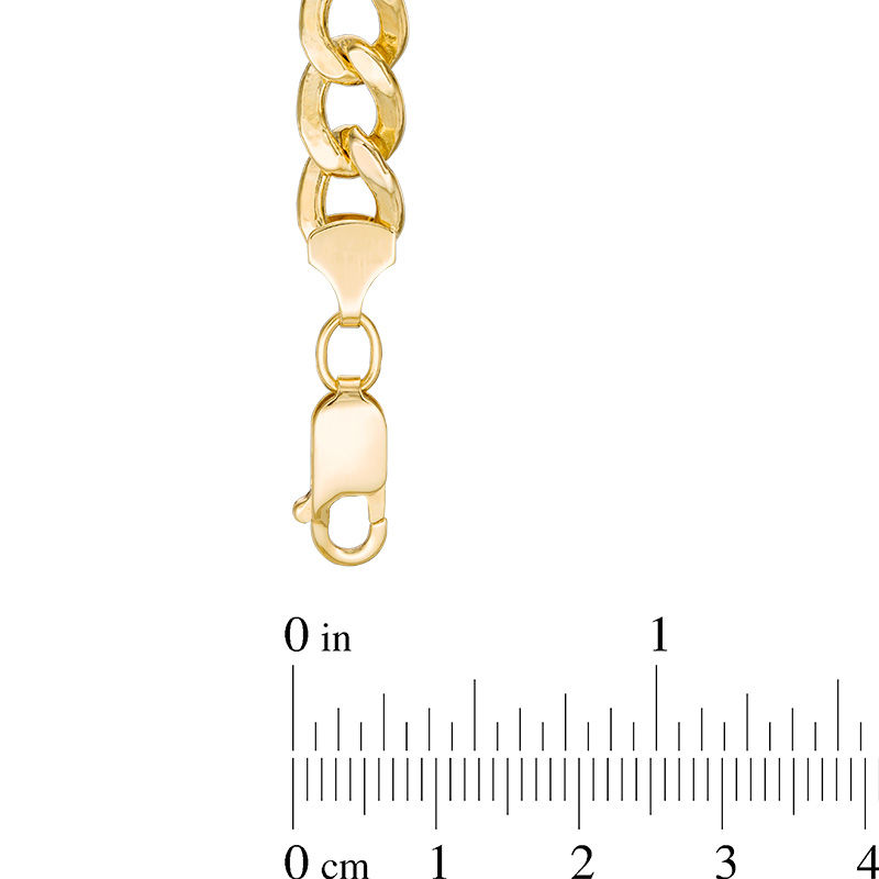 Main Image 2 of 7.0mm Curb Chain Necklace in 14K Gold - 24&quot;