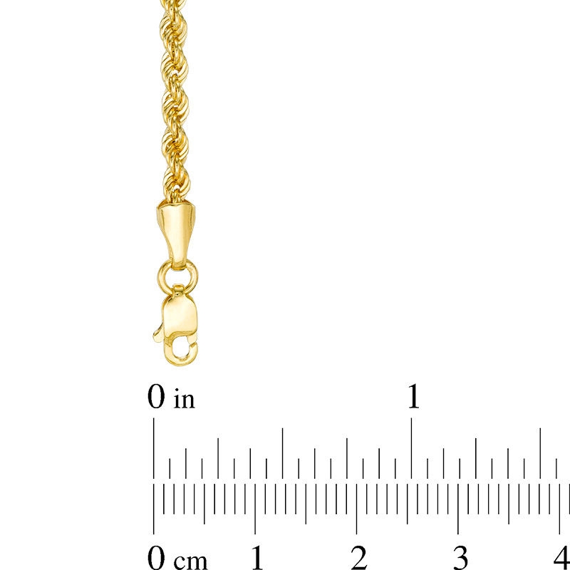 REAL 14k solid Gold Rope Chain Necklace 22