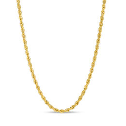 012 Gauge Rope Chain Necklace in 14K Gold - 16&quot;
