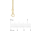 Thumbnail Image 3 of 012 Gauge Rope Chain Necklace in 14K Gold - 20"