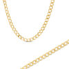 Thumbnail Image 0 of Men's 5.3mm Curb Chain Necklace and Bracelet Set in 10K Gold