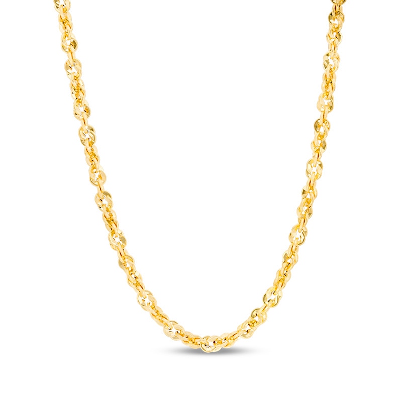 Made in Italy Men's 4.0mm Loose Rope Chain Necklace in 14K Gold - 27.5"