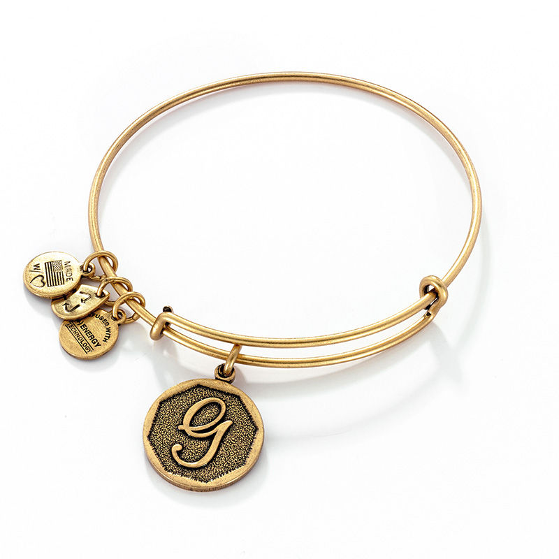 alex and ani g initial bracelet