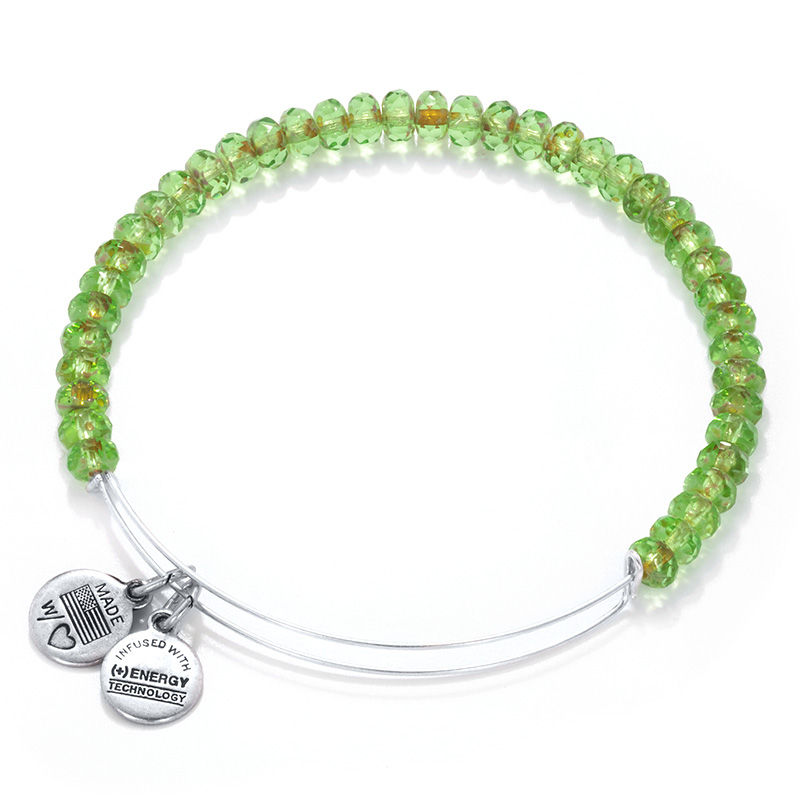 Alex and ani 2025 green beaded bracelet