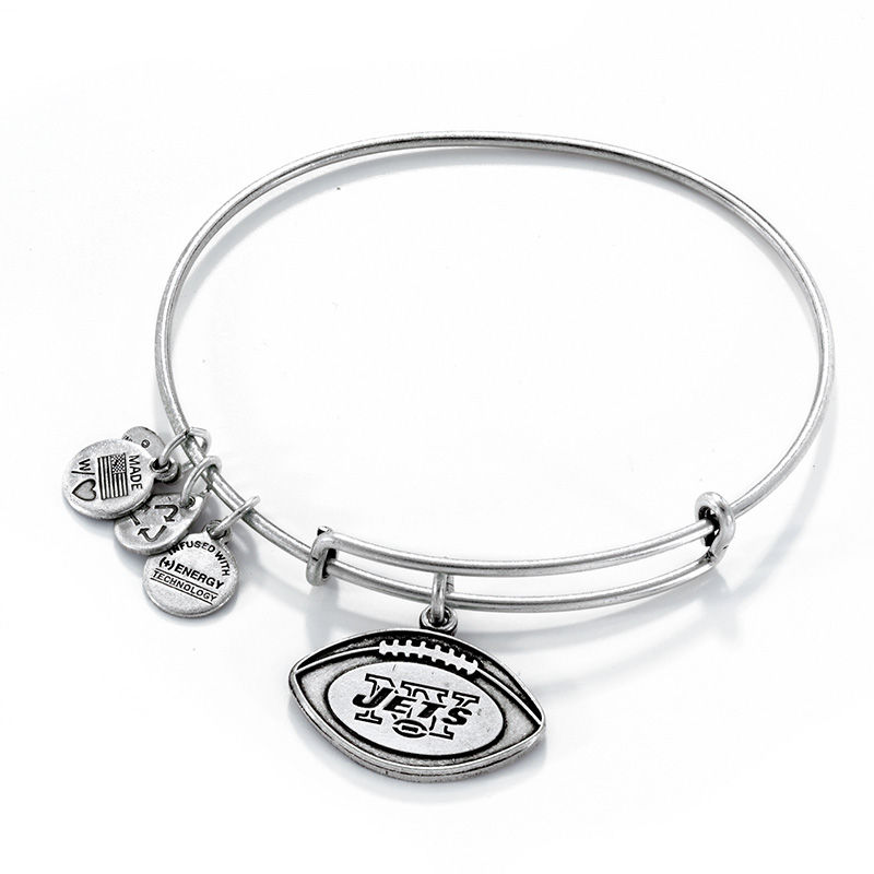 Alex and Ani Women's New York Jets Logo Charm Bangle