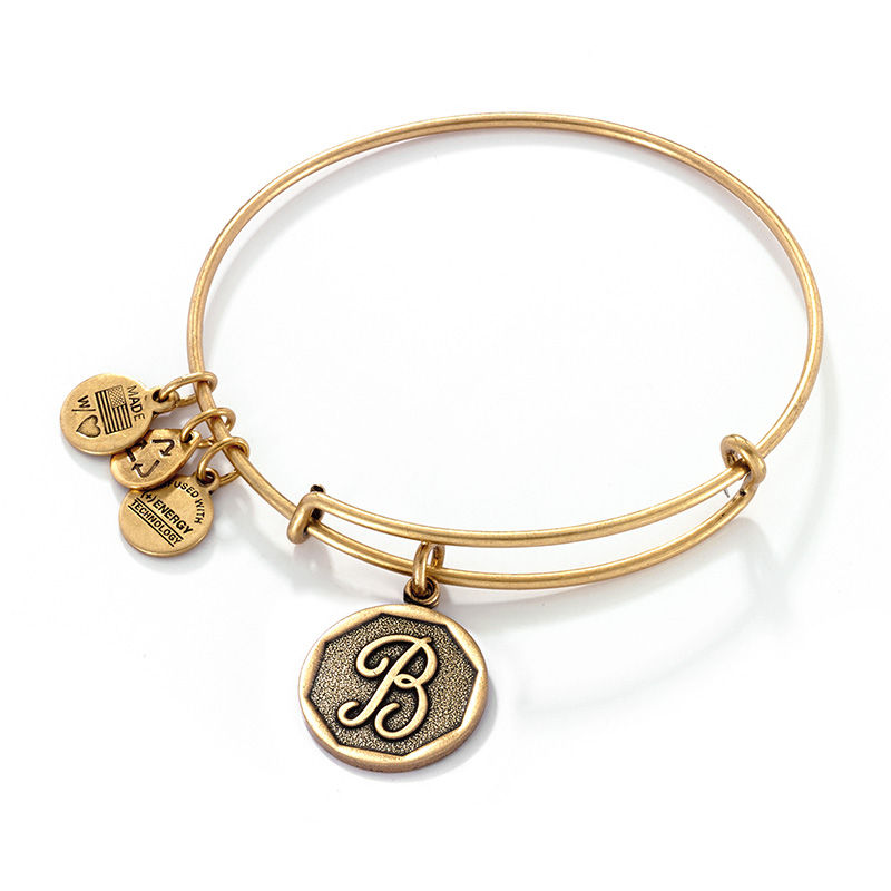 Initial A Charm Bangle Bracelet - Alex and Ani