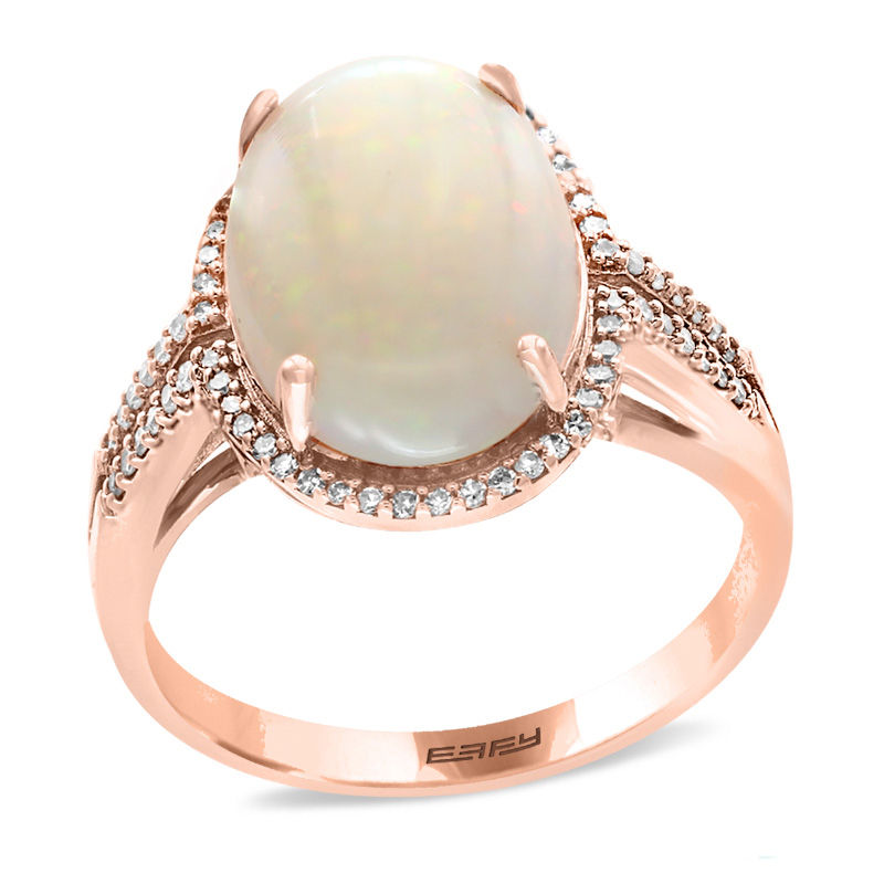 effy opal and diamond ring