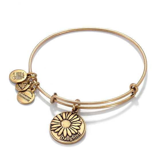 Alex and ani deals silver daisy bracelet