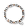 Thumbnail Image 0 of Alex and Ani Forest's Blessing Misty Morning Crystal and Beaded Wrap Bangle in Silver-Tone Brass