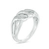 Thumbnail Image 2 of Diamond Accent Twist Flame Ring in Sterling Silver