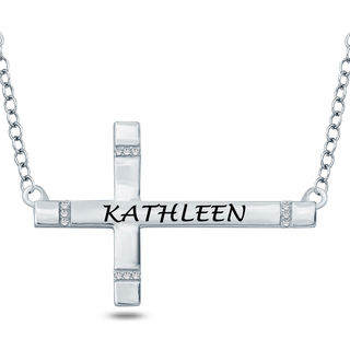 Kenda Kist Jewelry Sideways Cross Necklace at Von Maur