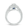 Thumbnail Image 2 of Vera Wang Love Collection 1-1/4 CT. T.W. Diamond Double Frame Twist Engagement Ring in 14K White Gold