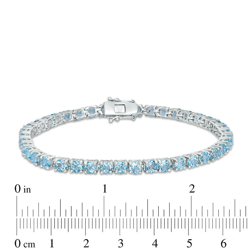 Kojis 18ct White Gold Aquamarine and Diamond Bracelet  Liberty