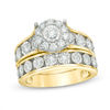 Thumbnail Image 1 of 1 CT. T.W. Diamond Frame Bridal Set in 10K Gold