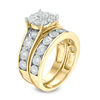 Thumbnail Image 2 of 1 CT. T.W. Diamond Frame Bridal Set in 10K Gold