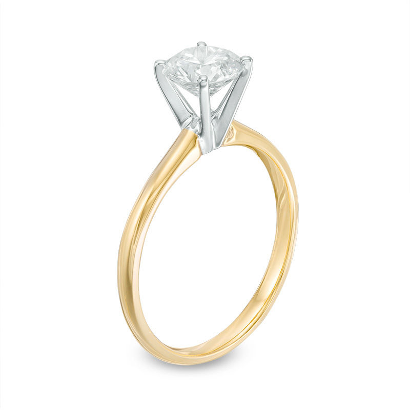 The Celestial Solitaire Engagement Ring w. Round Diamond – Rebekah Brooks  Jewelry