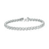 Thumbnail Image 3 of 1/4 CT. T.W. Diamond &quot;S&quot; Tennis Bracelet in Sterling Silver - 7.25&quot;