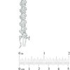 Thumbnail Image 4 of 1/4 CT. T.W. Diamond &quot;S&quot; Tennis Bracelet in Sterling Silver - 7.25&quot;