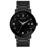 Thumbnail Image 1 of Men's Bulova Modern Diamond Accent Black IP Watch with Black Dial (Model: 98D144)