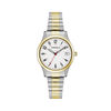 Thumbnail Image 1 of Ladies' Caravelle by Bulova Two-Tone Expansion Watch with White Dial (Model: 45M111)