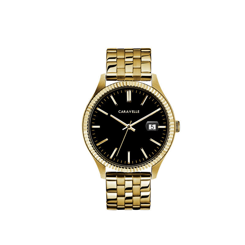 Caravelle shop watch gold