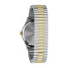 Thumbnail Image 3 of Men's Caravelle by Bulova Two-Tone Expansion Watch with White Dial (Model: 45B147)