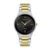 Thumbnail Image 1 of Men's Caravelle by Bulova Diamond Accent Two-Tone Watch with Black Dial (Model: 45D107)