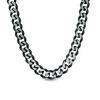 Thumbnail Image 0 of Men's 11.0mm Curb Chain Necklace in Stainless Steel with Black IP - 22"