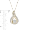 Thumbnail Image 1 of 1 CT. T.W. Composite Diamond Flame Pendant in 10K Gold