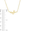 Thumbnail Image 2 of Heartbeat Necklace in 10K Gold