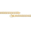 Thumbnail Image 2 of Men's 5.0mm Railroad Link Chain Necklace in Hollow 14K Gold - 20&quot;