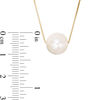 Thumbnail Image 2 of 10.0-11.0mm Freshwater Cultured Pearl Pendant with 10K Gold Chain