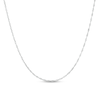 Thumbnail Image 1 of 1.35mm Singapore Chain Necklace in Sterling Silver - 20&quot;