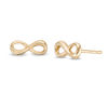Thumbnail Image 0 of Infinity Stud Earrings in 14K Gold