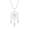 Thumbnail Image 1 of Diamond Accent Dreamcatcher Pendant in Sterling Silver