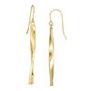 Thumbnail Image 1 of Twisted Bar Drop Earrings in 14K Gold