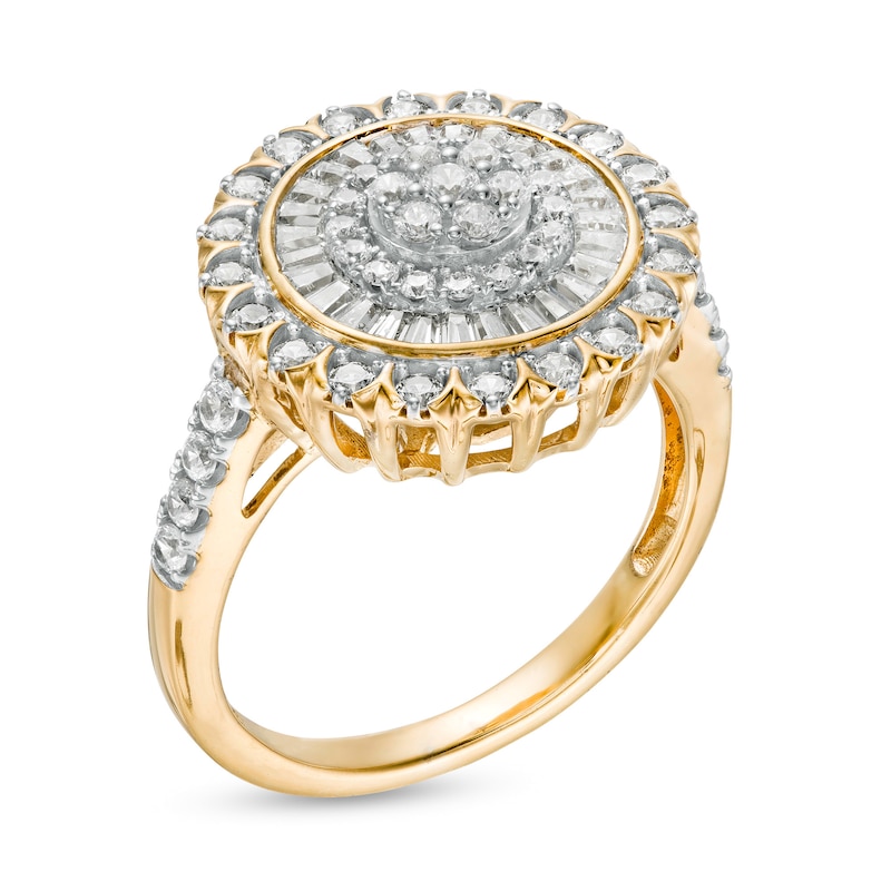 Main Image 2 of 1 CT. T.W. Composite Diamond Ring in 10K Gold