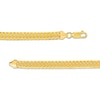 Thumbnail Image 3 of Made in Italy 5.3mm Satin S-Link Chain Bracelet in Hollow 14K Gold - 7.5&quot;