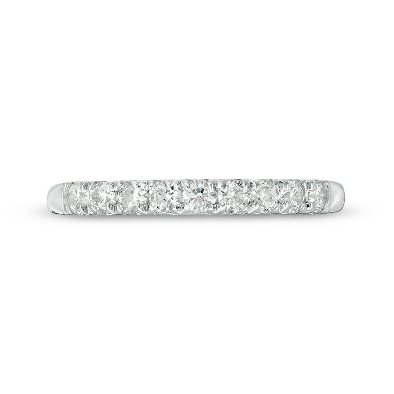 Main Image 4 of 3/8 CT. T.W. Diamond Nine Stone Anniversary Band in 10K White Gold