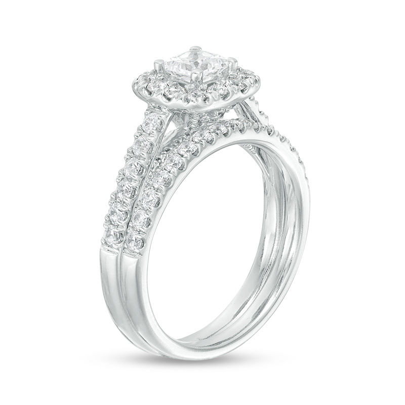 diamond frame bridal set