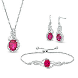 Louisville Cardinals Jewelry Set - Earrings Bracelet and Necklace