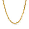 Thumbnail Image 1 of Ladies' 3.15mm Diamond-Cut Franco Snake Chain Necklace in Hollow 14K Gold - 18&quot;