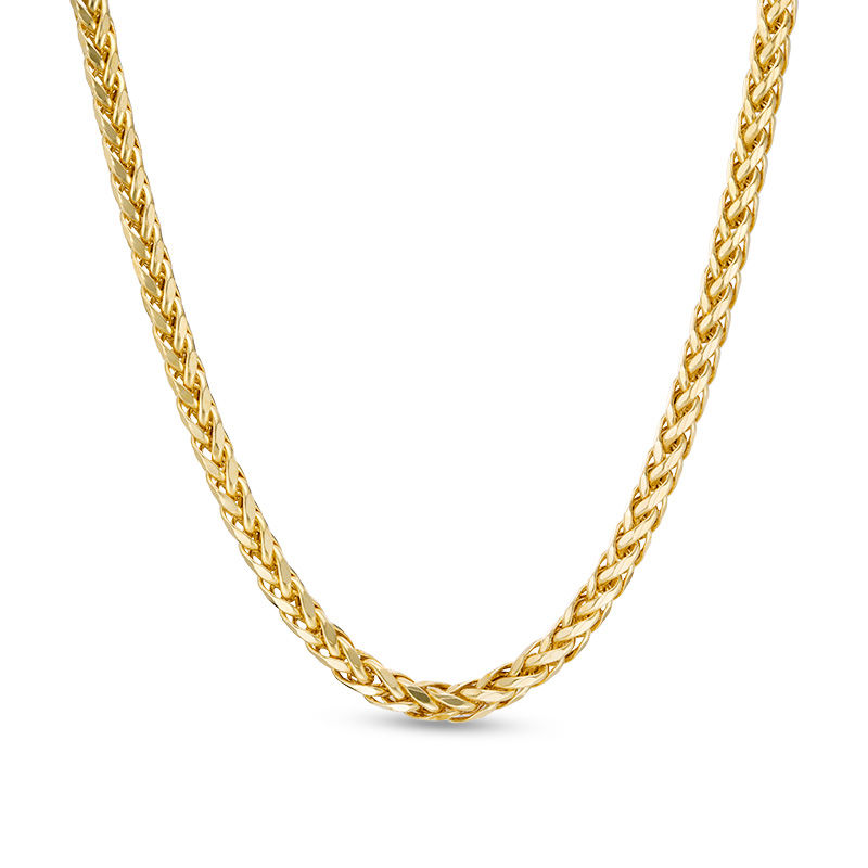 Ladies' 3.15mm Diamond-Cut Franco Snake Chain Necklace in 14K Gold