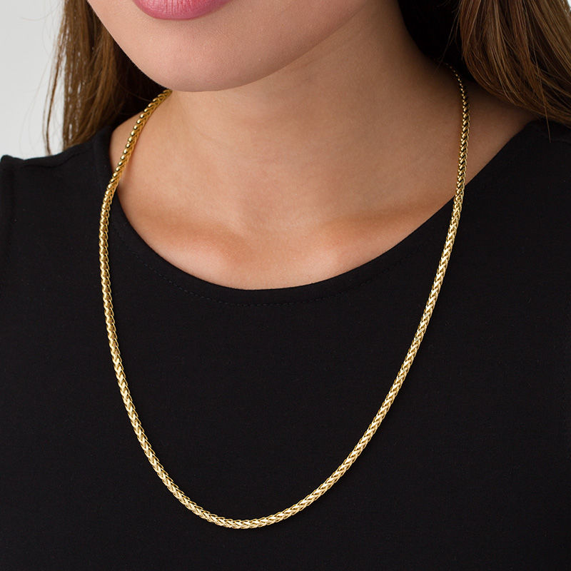 Essentials | 1/4 (6 mm) Gold-Tone Snake Chain Necklace