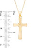 Thumbnail Image 2 of X-Centre Double Row Cross Pendant in 10K Gold