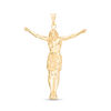 Thumbnail Image 1 of Men's Crucifix Necklace Charm in 10K Gold