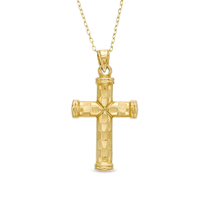 gold cross necklace price